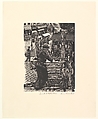 Sweet Potato Man, Lou Barlow  American, Wood engraving