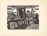 At the End of the Walk, Lou Barlow  American, Wood engraving