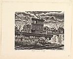 High and Dry, Lou Barlow  American, Wood engraving