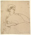 In the Opera Box, Mary Cassatt (American, Pittsburgh, Pennsylvania 1844–1926 Le Mesnil-Théribus, Oise), Drawing for soft ground transfer