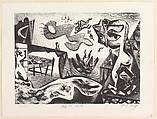 Off the Docks, Phil Bard  American, Lithograph