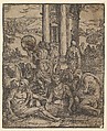Frontispiece to "Le sorti di Francesco Marcolini da Forli intitolato Giardino di Pensieri", Giuseppe Salviati (Giuseppe Porta, called Il Salviati)  Italian, Woodcut