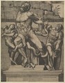 Laocoon, from "Speculum Romanae Magnificentiae", Marco Dente  Italian, Engraving