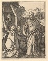 Christ Taking Leave of His Mother, from "The Passion of Christ", after Dürer, Marcantonio Raimondi  Italian, Engraving; third state of three