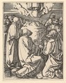 The Ascension of Christ into heaven, from "The Passion of Christ", after Dürer, Marcantonio Raimondi  Italian, Engraving; second state of three