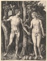 Adam and Eve, Albrecht Dürer  German, Engraving