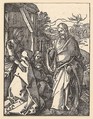Christ Taking Leave from his Mother, from "The Small Passion", Albrecht Dürer  German, Woodcut