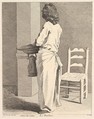 The Barber, Anne Claude Philippe de Tubières, comte de Caylus  French, Etching with some engraving