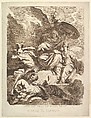To the Genius of Franklin, Marguerite Gérard French, Etching; second state of two