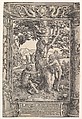 The Fall of Man, Lucas van Leyden (Netherlandish, Leiden ca. 1494–1533 Leiden), Woodcut; second state of two