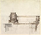 Design for an Altar, Luigi Vanvitelli Italian, Pen, brown ink, with brush and gray wash, over graphite