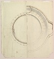 Design for a Tureen, Anonymous, Italian, 19th century, Pen and brown ink, brush with gray wash; over leadpoint or graphite