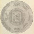 Syzygy or the Conjunction of the Macrocosmic Unity with the Microcosmic Triunity from Heinrich Khunrath, Amphiteatrum sapientiae aeternae, Peter van der Doort, Engraving