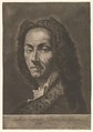 Portrait of Giovanni Battista Piazzetta, Johann Gottfried Haid German, Mezzotint