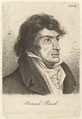 Portrait of Johann Gottlieb Samuel Rösel, Ludwig Emil Grimm German, Etching