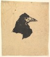 Design for the poster and cover for "The Raven" by Edgar Allan Poe, Edouard Manet  French, Transfer lithograph on simili-parchment