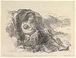 Mother of the First King, John Sloan American, Lithograph