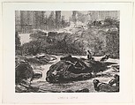 Civil War, Edouard Manet French, Lithograph on chine collé; second state of two