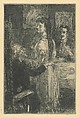 Of Human Bondage, Chapter 87, John Sloan  American, Etching, printed in blue-green ink