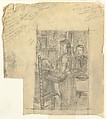 Of Human Bondage, Chapter 87 (preparatory drawing), John Sloan  American, Graphite