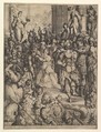 The Martyrdom of Saint Lucy, Jacques Bellange  French, Etching