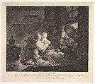 La Mere de Famille, Jean Honoré Fragonard  French, Etching