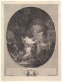 The Pledge of Love, Jean Mathieu  French, Etching and engraving; second state of three