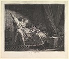 Le Verrou, Jean Honoré Fragonard  French, Etching, second state