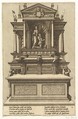 Cœnotaphiorum (2), Hans Vredeman de Vries Netherlandish, Etching; first state of four