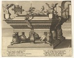 Cœnotaphiorum (6), Hans Vredeman de Vries Netherlandish, Etching; first state of four