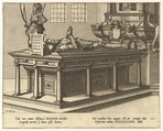 Cœnotaphiorum (12), Hans Vredeman de Vries Netherlandish, Etching; first state of four