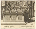 Cœnotaphiorum (13), Hans Vredeman de Vries Netherlandish, Etching; first state of four