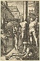 The Flagellation, from "The Passion of Christ", Anonymous, Engraving