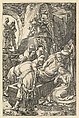 The Entombment, from "The Passion of Christ", Anonymous, Engraving