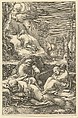 The Agony in the Garden, from "The Passion of Christ", Anonymous, Engraving