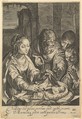 The Adoration of the Shepherds, Abraham Blooteling Dutch, Engraving