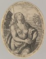 Susanna, Hendrick Goltzius  Netherlandish, Engraving; second state of two