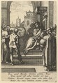 Christ Before Pilate, from "The Passion of Christ", Nicolas Cochin  French, Etching