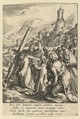 Christ Carrying the Cross, from "The Passion of Christ", Nicolas Cochin  French, Etching