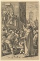 Ecce Homo, from "The Passion of Christ", Hendrick Goltzius Netherlandish, Engraving