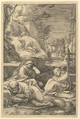 The Agony in the Garden, from "The Passion of Christ", Hendrick Goltzius Netherlandish, Engraving