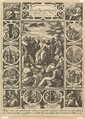The Eight Beatitudes, Hendrick Goltzius (Netherlandish, Mühlbracht 1558–1617 Haarlem), Engraving