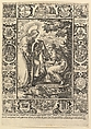 Exemplar Virtutum, from "Allegorical Scenes from the Life of Christ", Hendrick Goltzius  Netherlandish, Engraving