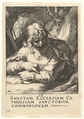 St. James the Less, from "Christ, the Apostles and St. Paul with the Creed", Hendrick Goltzius  Netherlandish, Engraving