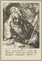 St. James the Great, from "Christ, the Apostles and St. Paul with the Creed", Hendrick Goltzius  Netherlandish, Engraving