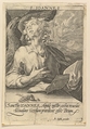 Saint John, from Christ and the Apostles, Anonymous, Engraving; second state of two