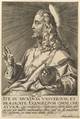 Christ, from "Christ and the Twelve Apostles", Jacques Granthomme French, Engraving