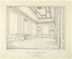 Harcourt House Cavendish  Square, The Dining Room, Henry Hodge  British, Graphite