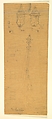Studies of a Lamp Standard, Sir Edwin Landseer Lutyens  British, Graphite