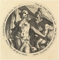 Judith with the Head of Holofernes, Hendrick Goltzius  Netherlandish, Engraving
